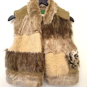 Anthropologie Faux-Fur Midi Vest